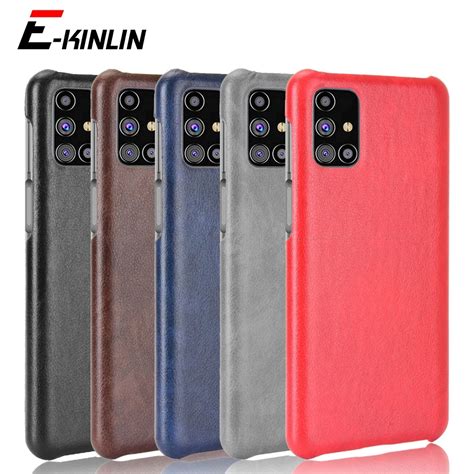 UltraThin Litchi Leather Case For Samsung Galaxy M51 M02s M01s M01 Core