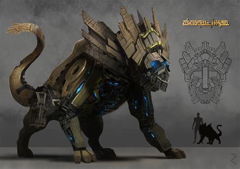 Hound 2 Alexander Pavlenko Robot Concept Art Robot Animal Fantasy