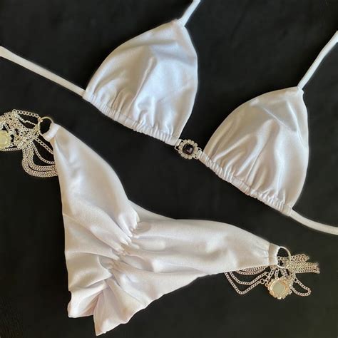 Rhinestone Bikini Etsy