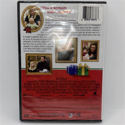 Four Christmases Vince Vaughn Reese Witherspoon Dvd New Sealed Ebay