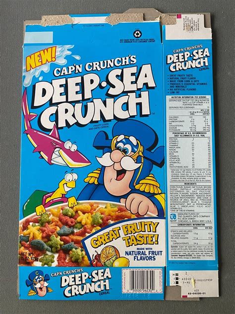 Captain Crunch Cereal Box