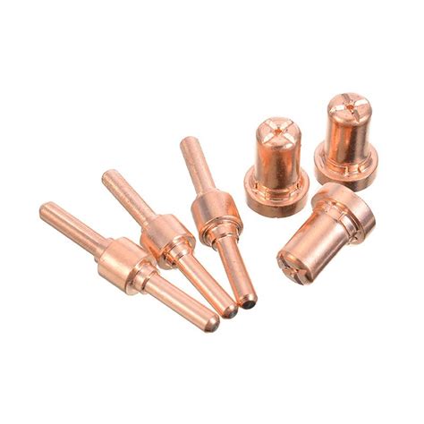 Cheap Yuanshu Pcsred Copper Extended Long Plasma Cutter Tip