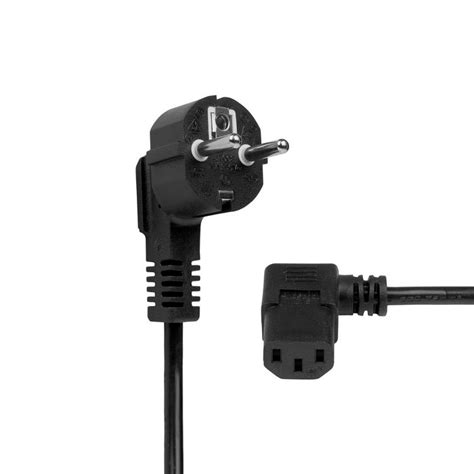 Pc Fac A Proxtend Power Cord Schuko Angled To C Angled Black Eet