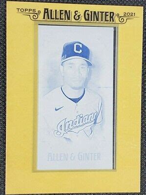 OSCAR MERCADO 2021 Topps Allen Ginter Framed Mini PRINTING PLATE 1 1