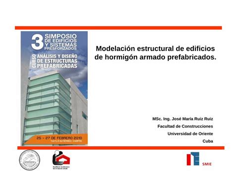 PDF Modelación estructural de edificios de hormigón armado PDF