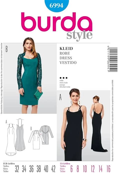 Burda Vestidos De Fiesta A Os De Moda Y Estilo Montesco Jeans