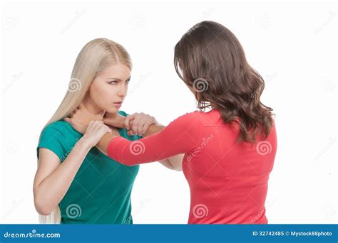 Two Women Fighting Stock Image Image Of Anger Attractive 32742485