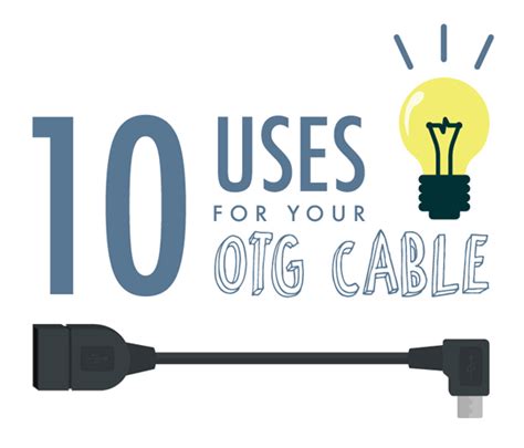 10 uses for your OTG cable [Infographic] | Ideus