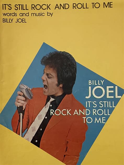 BILLY JOEL - Rock And Roll Sheet Music (1980) - Beatle Memories