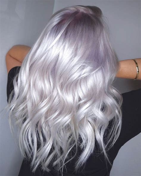 Platinum Blonde Hair Color Silver Blonde Hair Icy Blonde Grey Hair