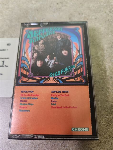 Jefferson Airplane 2400 Fulton Street An Anthology Cassette Tape 2 Rca