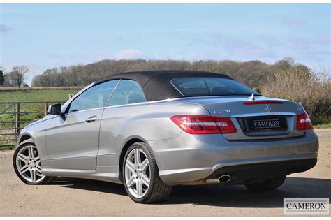 Used Mercedes Benz E Class E Cdi Blueefficiency Sport Cabriolet