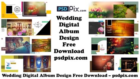 Wedding Digital Album Design Free Download Psdpix