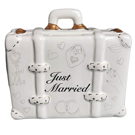 Eurovilag Trendshop Spardose Koffer Flitterwochen Just Married