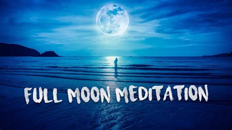 Meditation In Full Moon Full Moon Rises Through Night Clouds Deep Sleep Relaxing Music 2