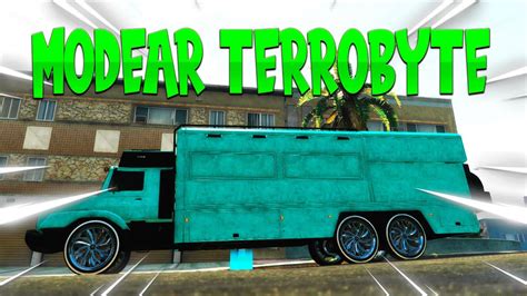 Como Modear Terrorbyte Poner Ruedas F Y Benny Gta V Online Youtube