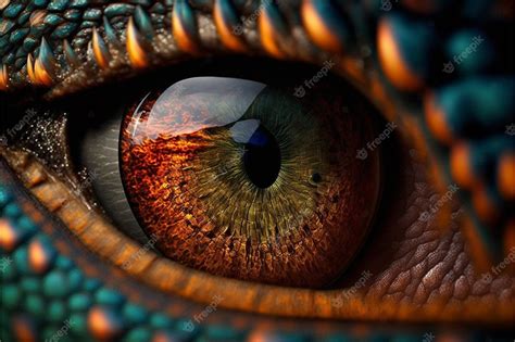 Premium Photo | Dragon eye macro