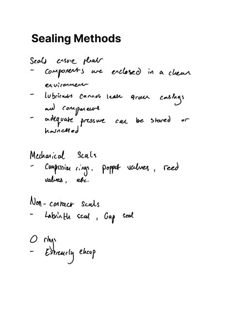 Sealing Methods Sealing Methods Seals Ensure That Components We Enclosed In A Clean