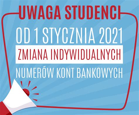 Uwaga Studenci Zmiana Numeru Rachunku Bankowego