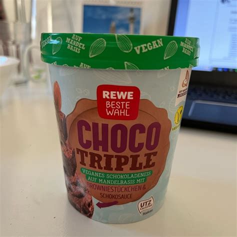 REWE Beste Wahl Choco Triple Ice Cream Review Abillion