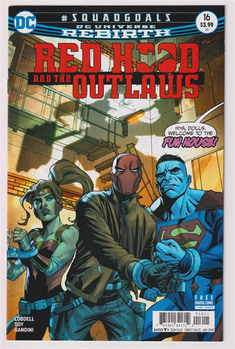 DC Comics Red Hood And The Outlaws Issue 16 Rebirth Comic Books