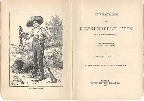 Adventures Of Huckleberry Finn Tom Sawyer S Comrade With One