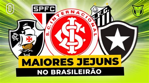 Os Maiores Jejuns De T Tulos Do Campeonato Brasileiro Camisa