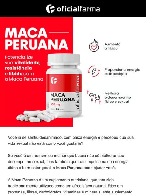 Oficial Farma BR Melhore sua Saúde Sexual a Maca Peruana Milled