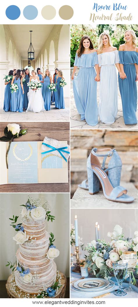 10 Prettiest Blue Wedding Color Combos For 2018 And 2019 Blog