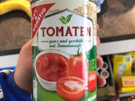 Gut Günstig Tomaten ganz und geschält mit Tomatensaft Kalorien