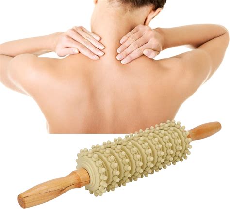 Wood Roller Massage Tool Lymphatic Drainage Massager Wooden Massage And Muscle