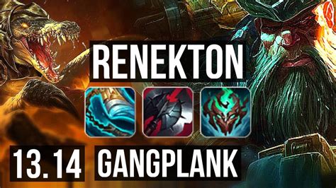 Renekton Vs Gp Top Rank 2 Renekton Rank 4 8415 Na Challenger