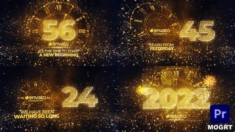 Videohive New Year Countdown 2022 MOGRT INTRO HD