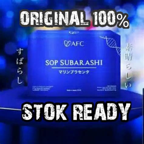 Jual Sop Subarasi Afc Original L Subarashi L Afc L Subarashii Sop L