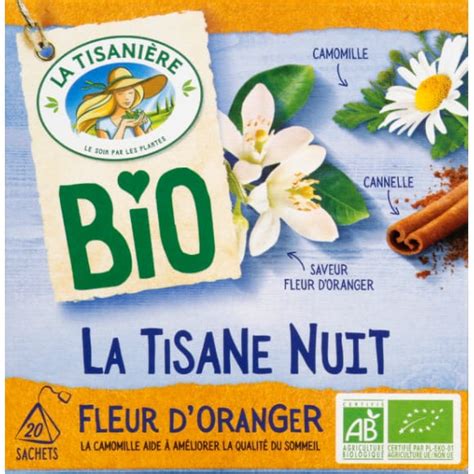 Twinings Infusion Bio Nuit Oranger La Tisani Re Sachets Monoprix Fr