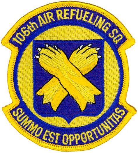 106th Air Refueling Squadron New Flightline Insignia