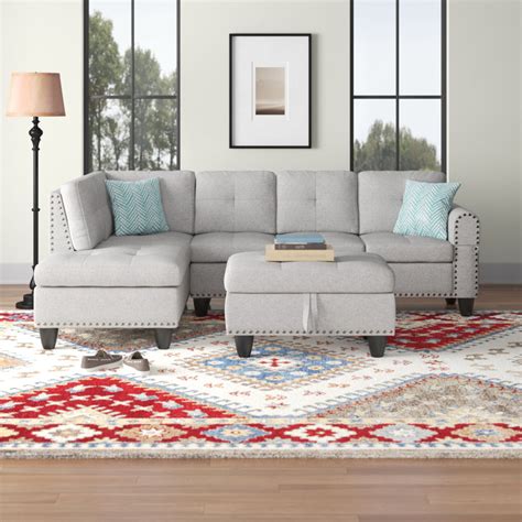 Alger Piece Upholstered Sectional W Buybuyfurniture