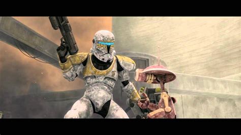 Star Wars The Clone Wars Clone Commando Gregor Vs Battle Droids