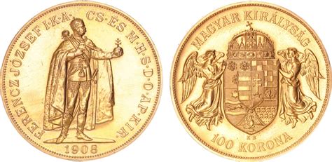 Österreich 100 Korona 1908 Franz Joseph I 1848 1916 Prachtexemplar