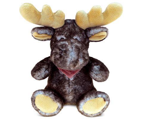 Brownish Sitting Moose Super Soft Plush Dollibu