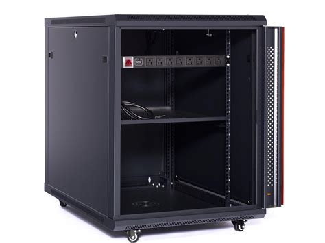 Sysracks U Inch Depth Fully Locking Server Rack Cabinet On Wheels