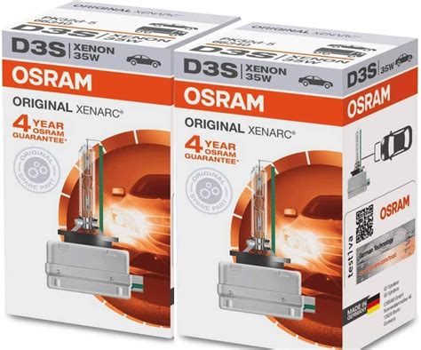 Amazon Osram 66340HBI Xenarc 35W D3S PK32D 5 4600K HID Xenon Light