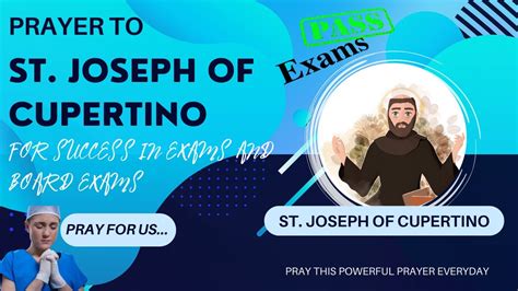 For Students Prayers To St Joseph Of Cupertino For Success In School