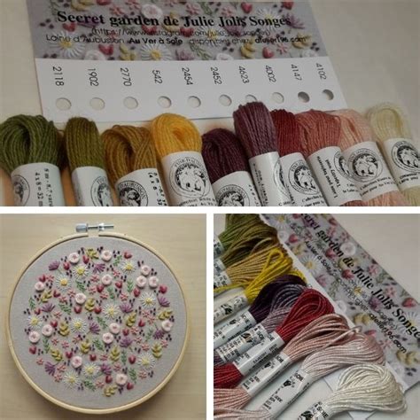 Pack Julie Jolis Songes D Fi Broderie Secret Garden