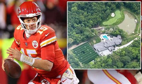 Patrick Mahomes' new mansion has football field, pool and golf hole ...