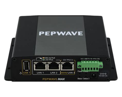 Peplink Pepwave MAX HD2 Mini Mission Critical 4G LTE Bandwidth Bonding