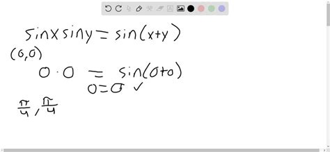 Solved Show That The Equation Is Not An Identity By Finding A Value Of