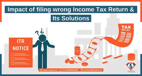 Impact Of Filing Wrong Income Tax Return And Its Solutions Superca