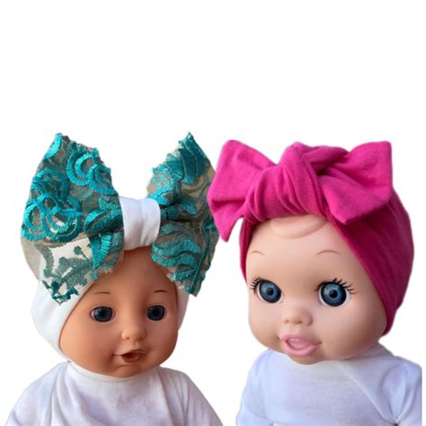 Micro Preemie Headband Bow Bundle Set Of 2 NICU Care Package NICU