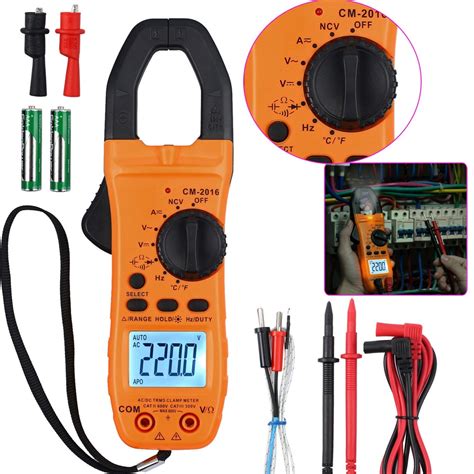 Medidor De Bra Adeira Digital Mult Metro Ac Dc Atual Volt Tester Jacar